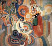 Delaunay, Robert Tall Portuguese-s fem oil